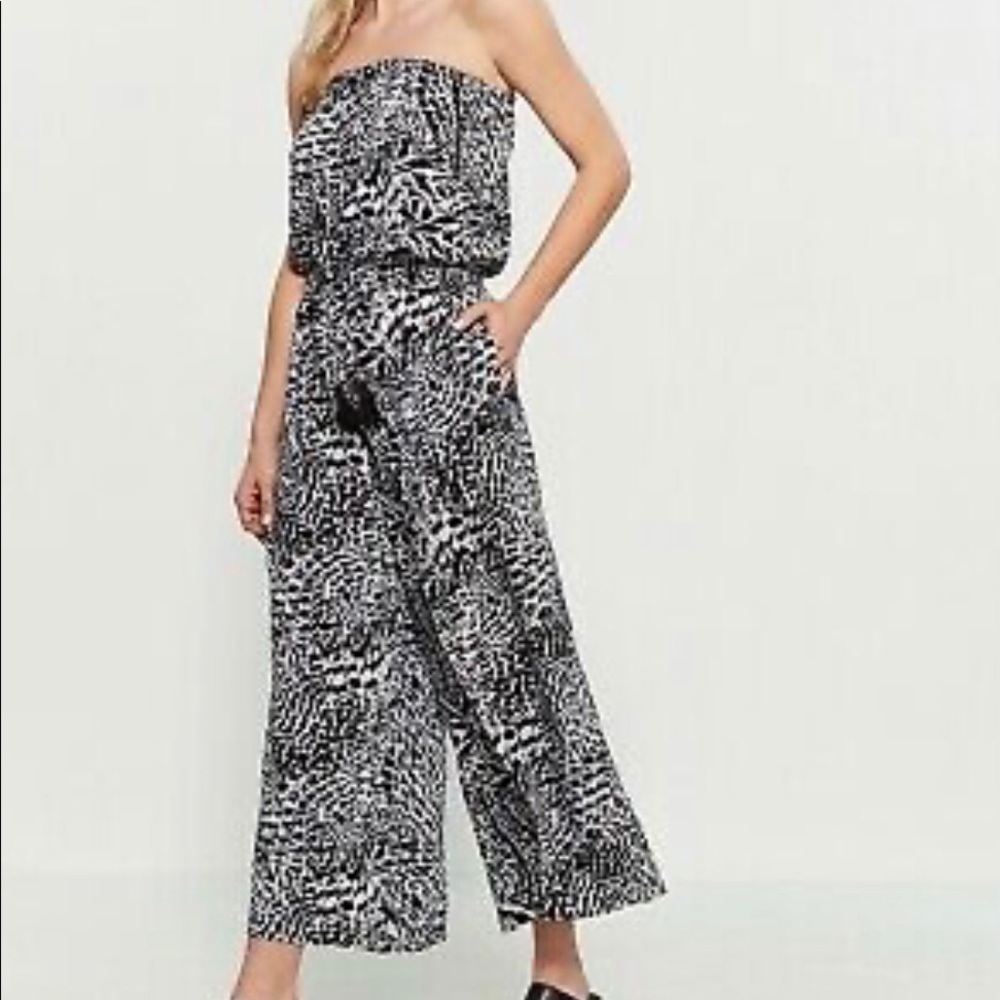 Blue Island tropical blue romper